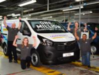 Vauxhall celebrates as milestone vehicle drives off Luton production line