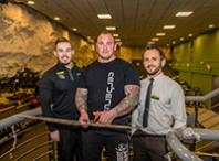 Health club calls on some muscle to unveil £500,000 refurbishment