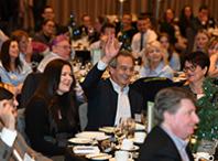 Chamber members boost two charities at Christmas lunch