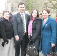 MP joins networking event at Pancake Race