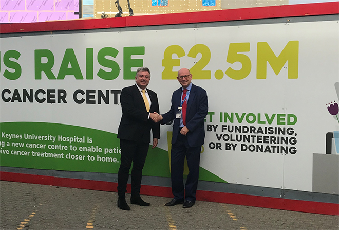 Cancer centre campaign continues, NHS Trust chair tells business leaders