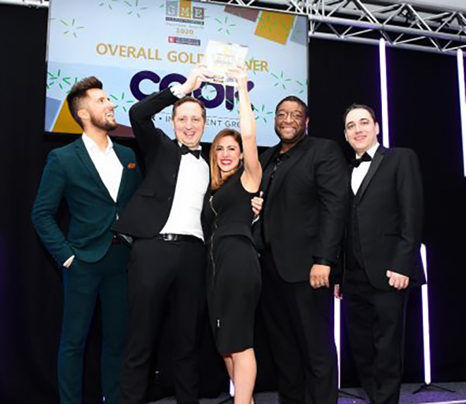 Medical recruitment specialist strikes gold at SME business awards