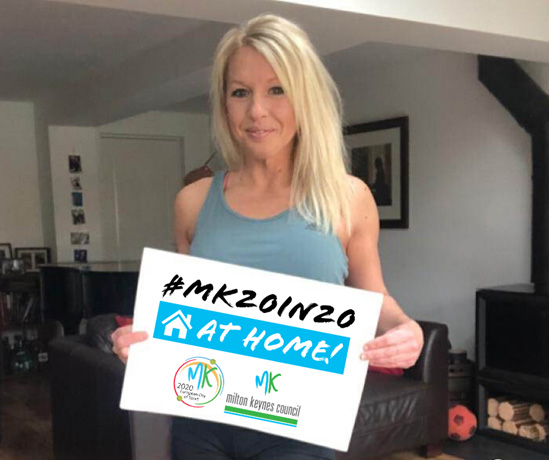Gail Emms backs European City of Sport #MK20in20 ‘at home’ campaign