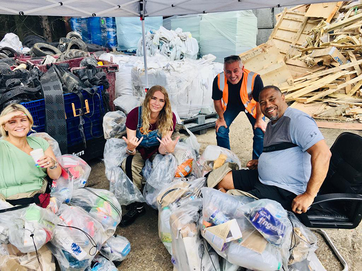 Celebs go recycling for TV programme