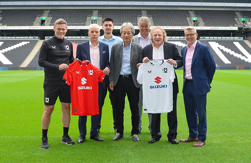 Suzuki GB renews title partner deal with MK Dons