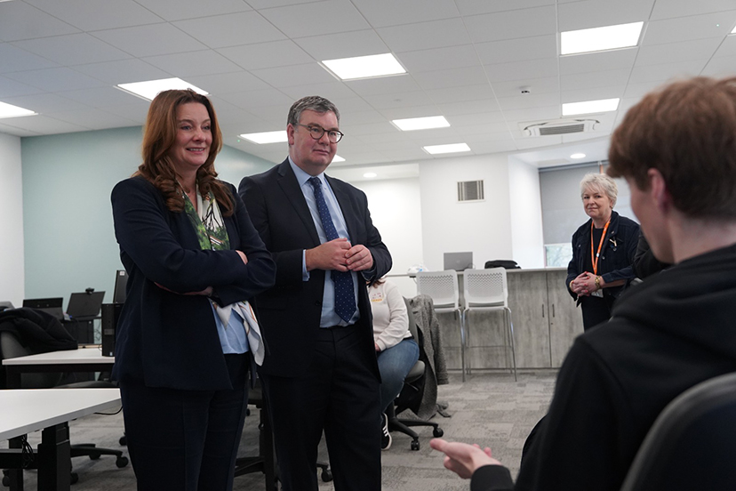 Cabinet minister hails Institute of Technology’s work creating ‘the next generation of code makers’