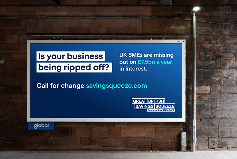 ‘End the SME savings penalty’ says new campaign backed by UK’s small businesses