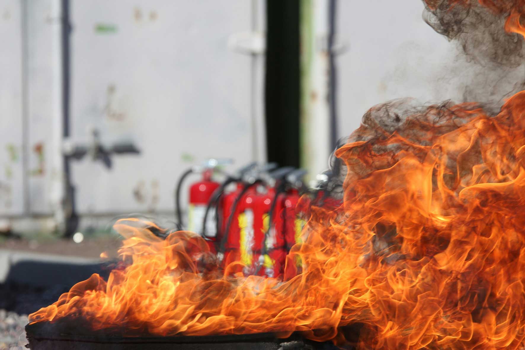 Fire in the kitchen