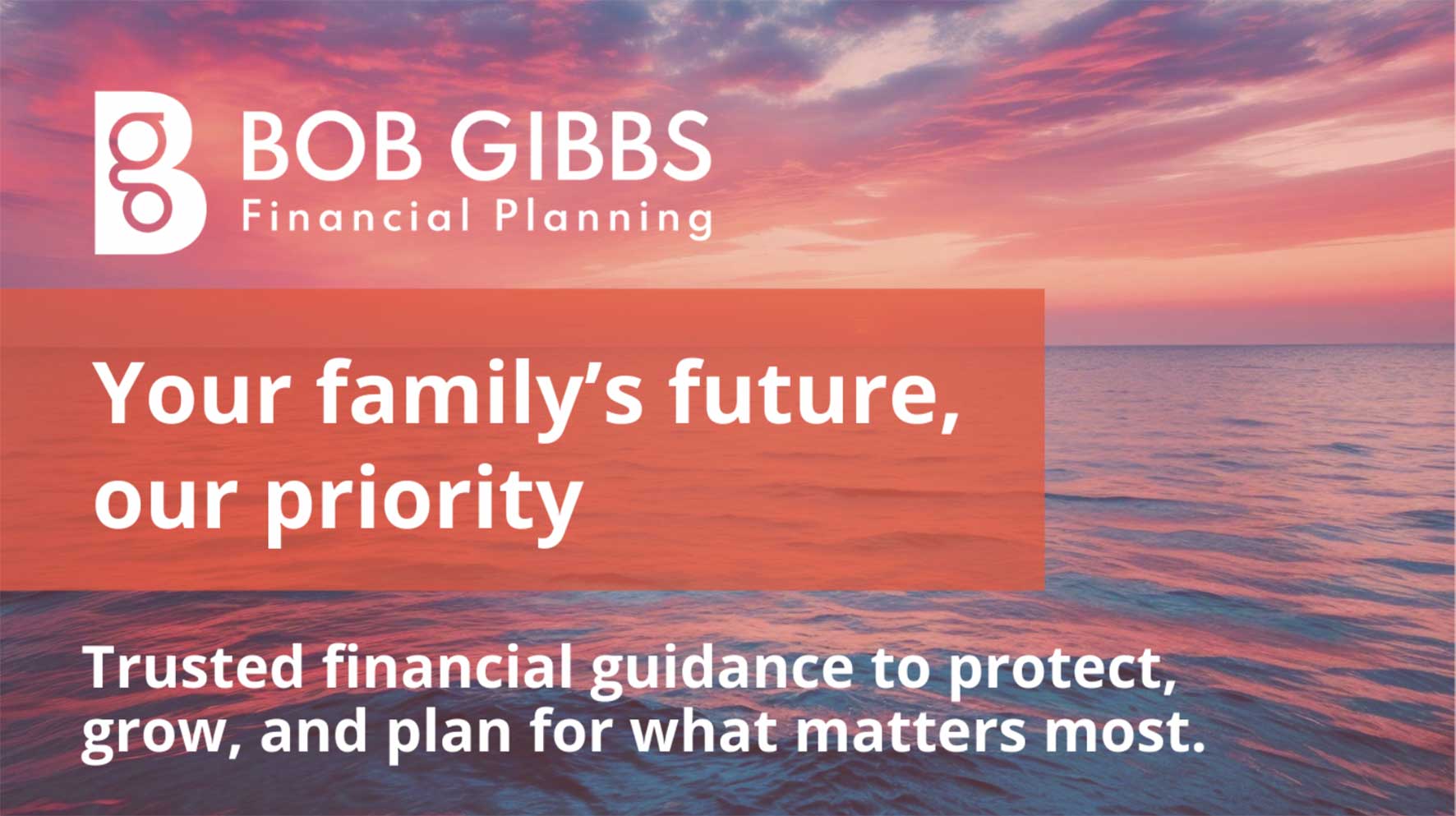 Bob Gibbs Financial Planning advert