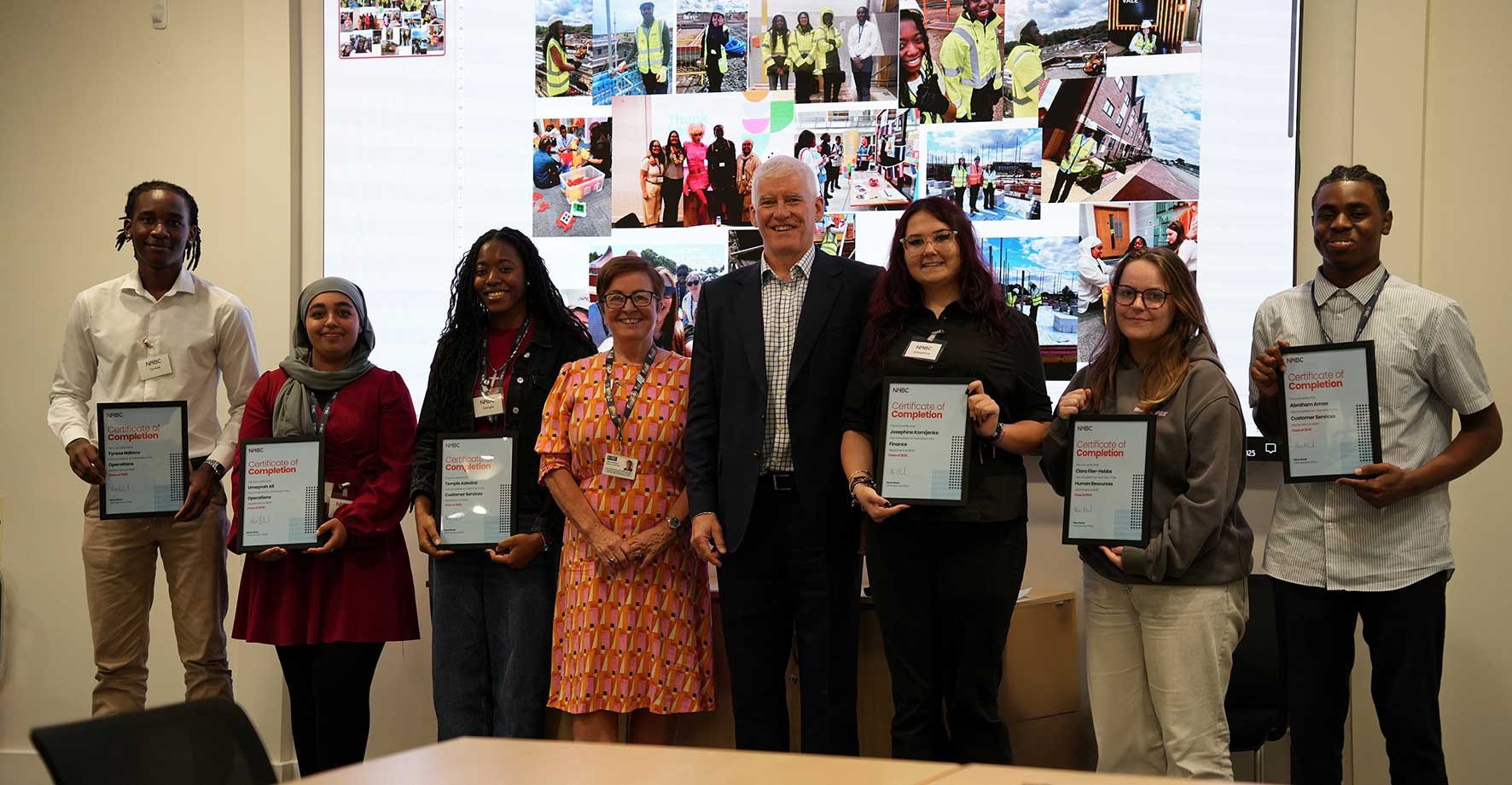Milton Keynes College interns with NHBC