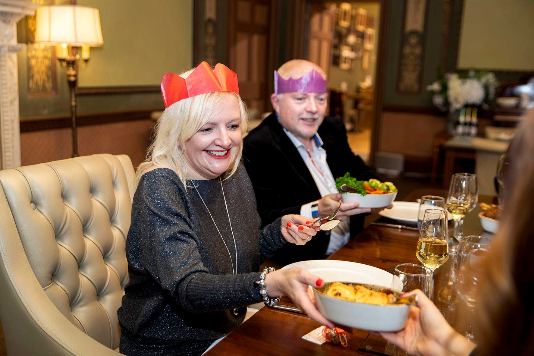Corporate dining at Delapre Abbey