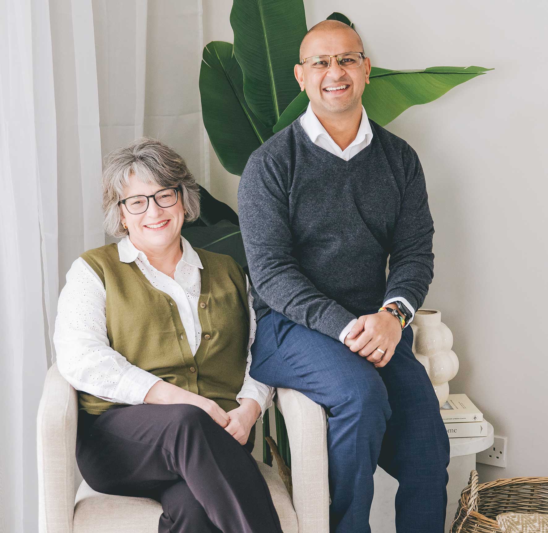 Helen Christopher and Kevin Abranches