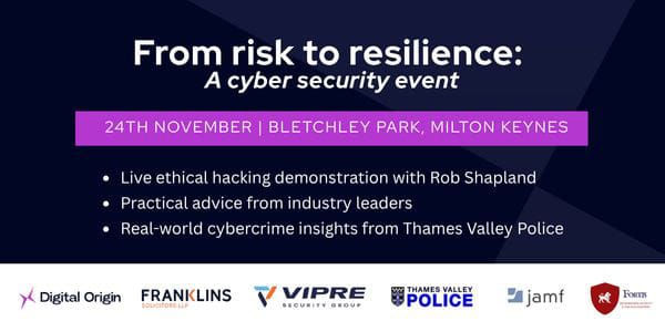 Cyber event Advert
