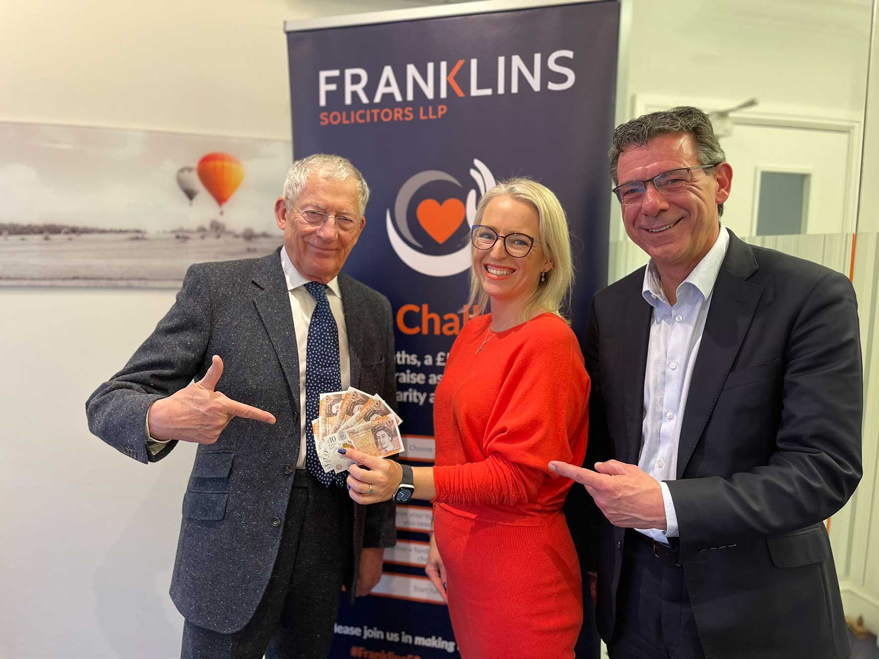Nick Hewer, Andrea Smith and Simon Long