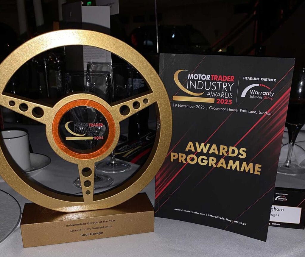 Soul Garages winning trophy