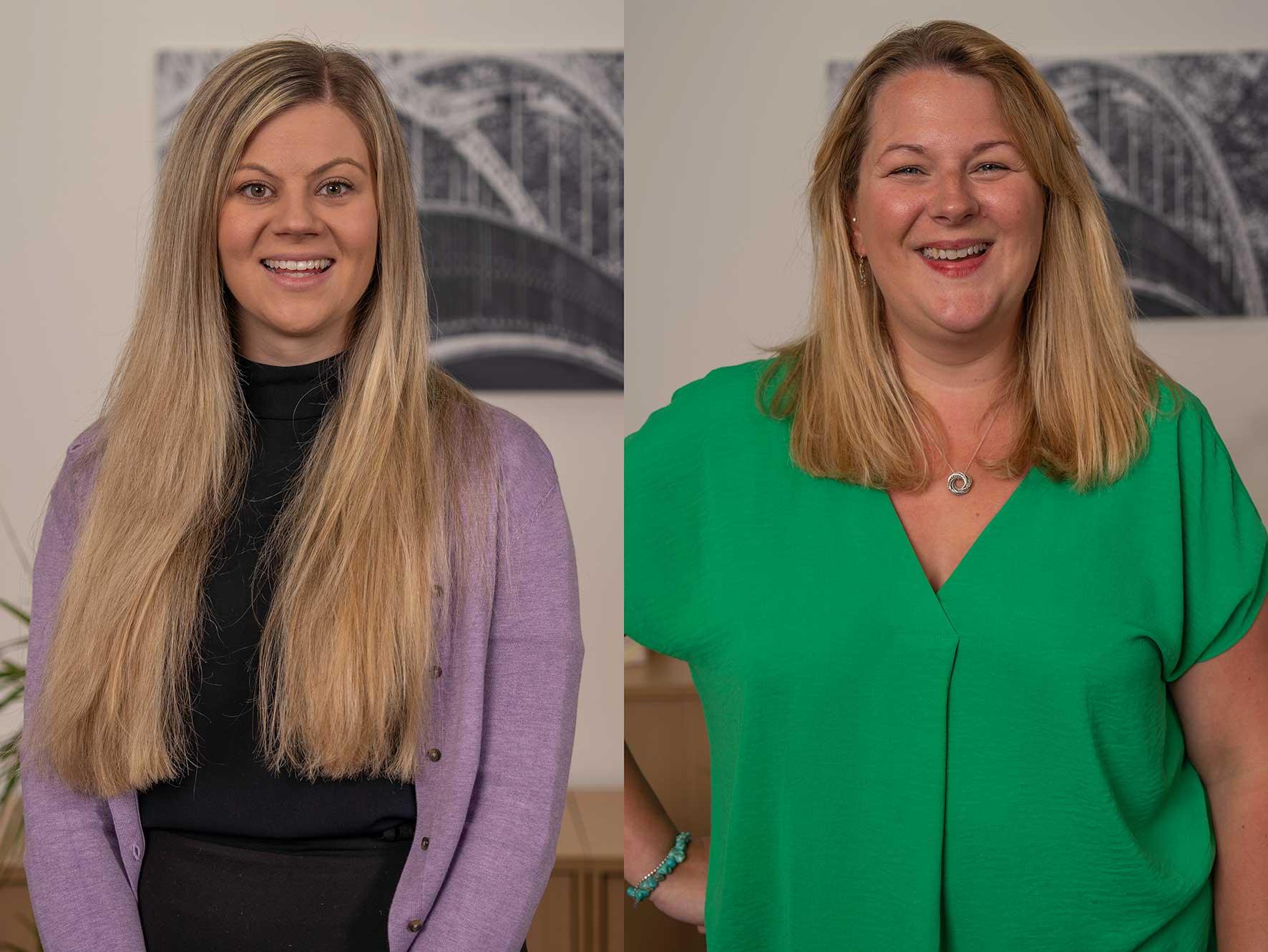 Jacqui Pearce and Natalie Richards