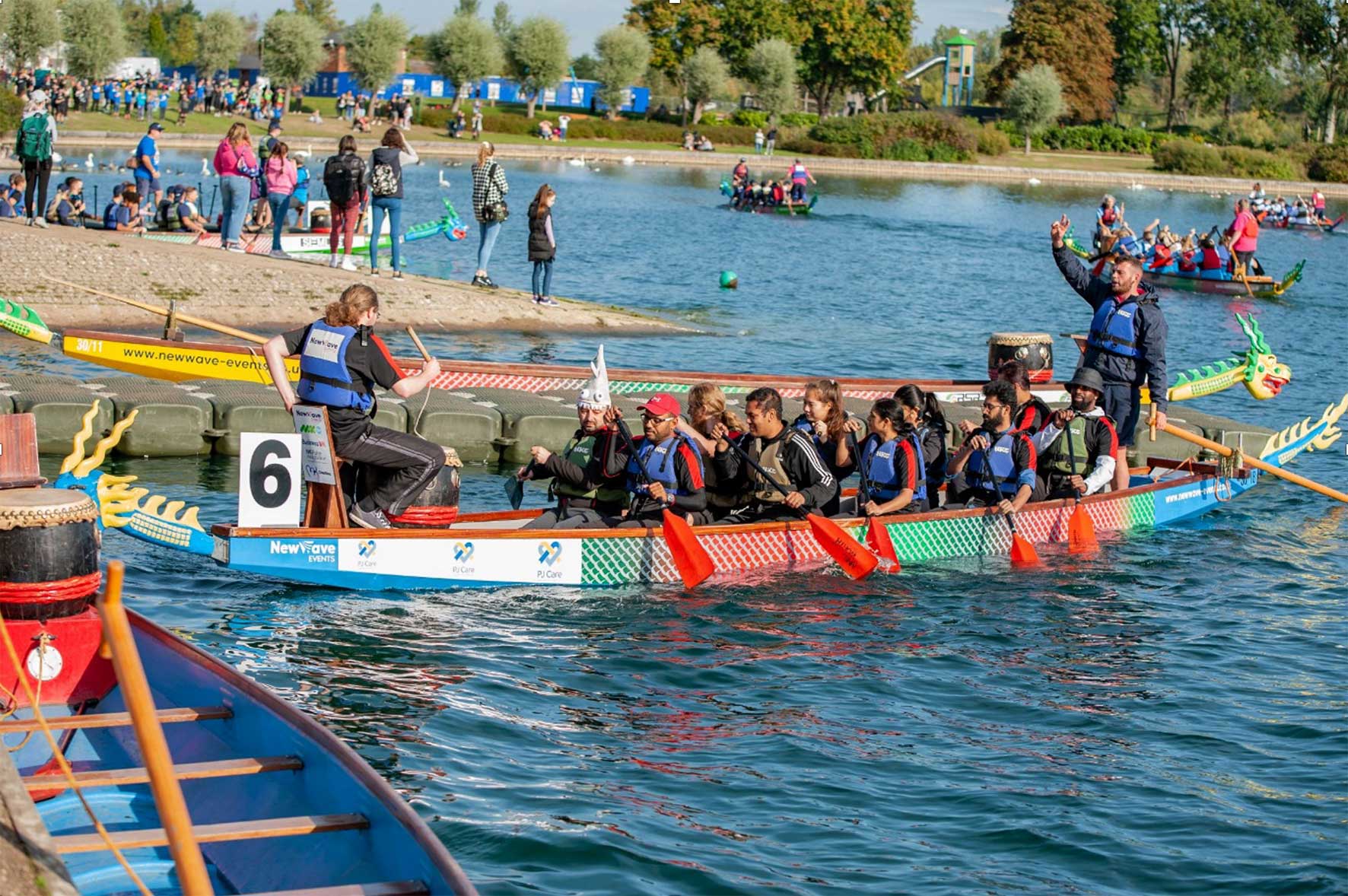 Milton Keynes Dragon Boat Festival at Willen Lake