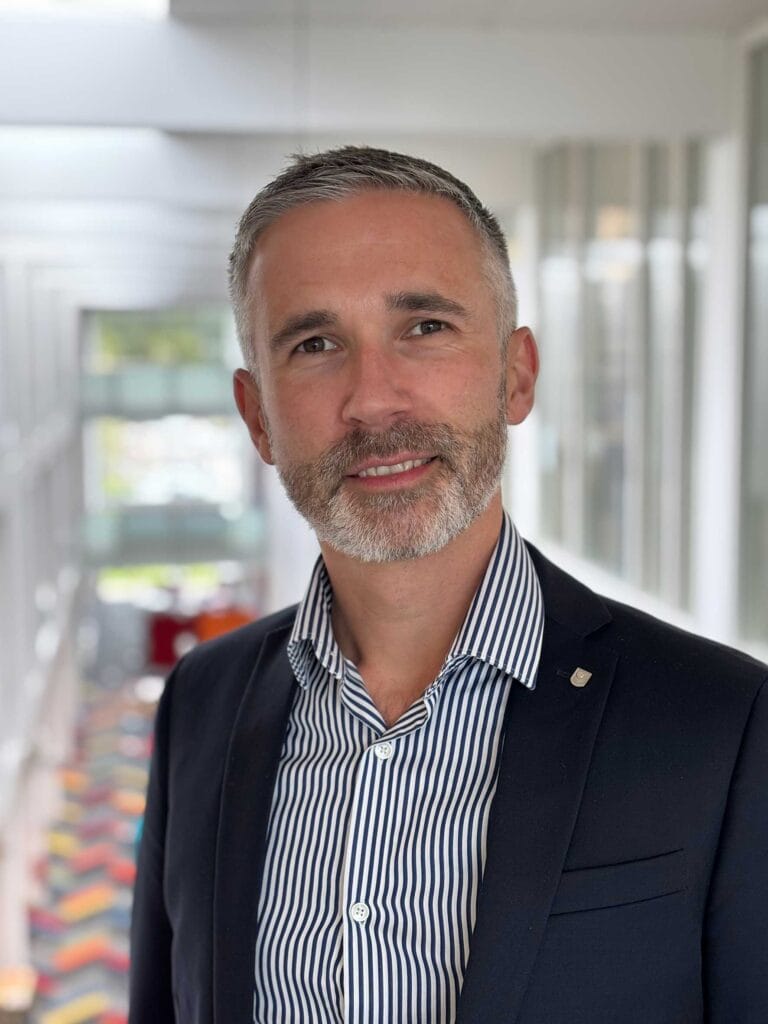 Headshot of Keith Schofield, head of The Open University Business School.