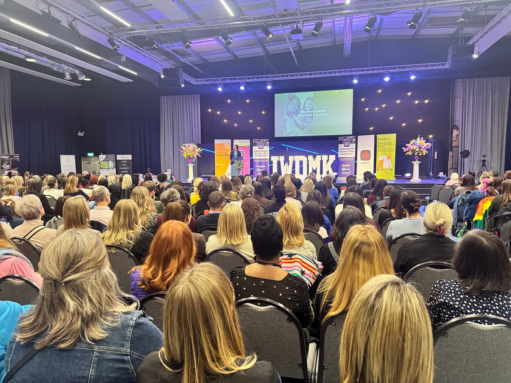 Audience attending the Women in Enterprise International Women’s Day event in Milton Keynes.