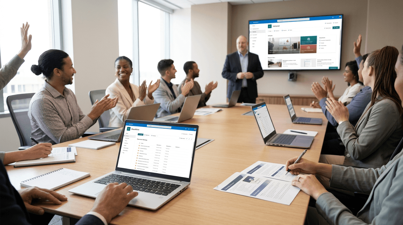Sharepoint Training in an office