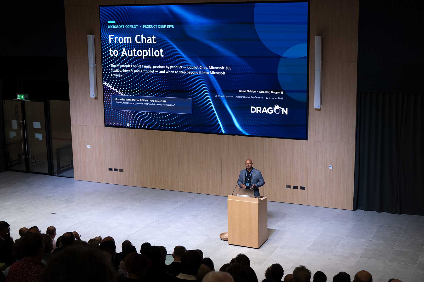 DSC04796 | Business MK Lionel Naidoo speaking at Accelerating AI